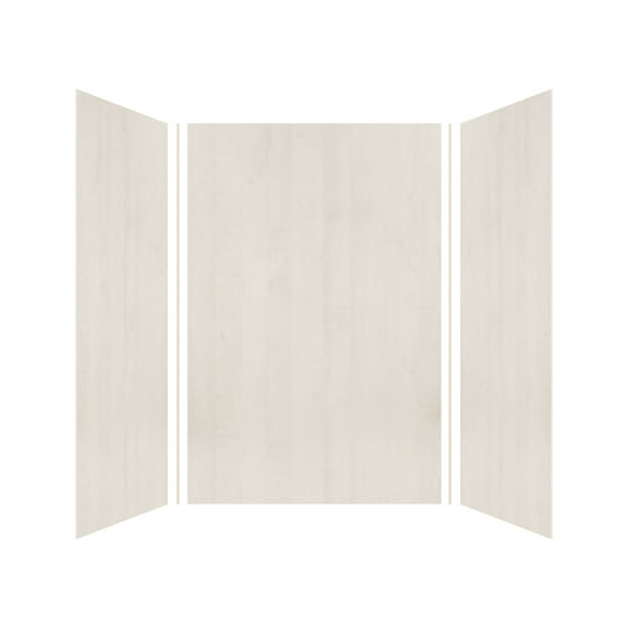 Transolid Ewk484872 Expressions 48" W X 48" D X 72" H Three Panel Shower Wall Kit -