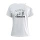 thumbnail image 1 of Tops de manga corta con hombros descubiertos para mujer, novedad, ropa deportiva para niñas, verano cómodo Blanco, 1 of 8