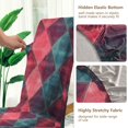 thumbnail image 5 of Yayeee 2 Pack Dining Chair Covers Stretch Parson Chairs Slipcovers Seat Protector, Vibrant Green Tartan Pattern, 5 of 6