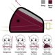 thumbnail image 5 of Juego de 2 ajustadores de cinturón de seguridad para niños, fundas de seguridad para cinturones de seguridad para niños - (gris), 5 of 5