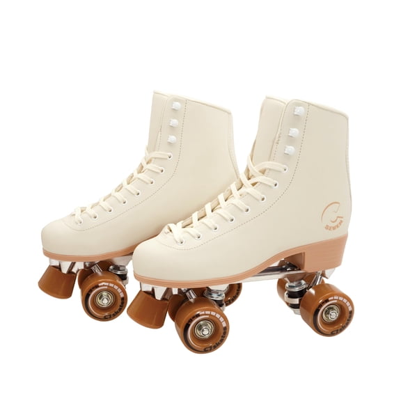 Patines Roller Skates C SEVEN C7 bonitos para niñas y adultos, color vainilla