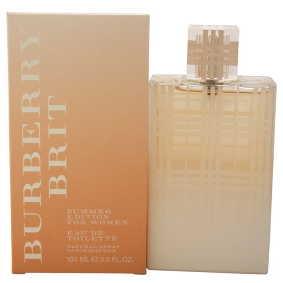 Burberry Brit by Burberry for Women - 3.3 oz EDT Spray (2012 Summer Edition)