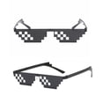 thumbnail image 2 of Gafas de sol ALVOGIMOR Thug Life Pixel Mosaic de 8 bits, paquete de 3, 2 of 7