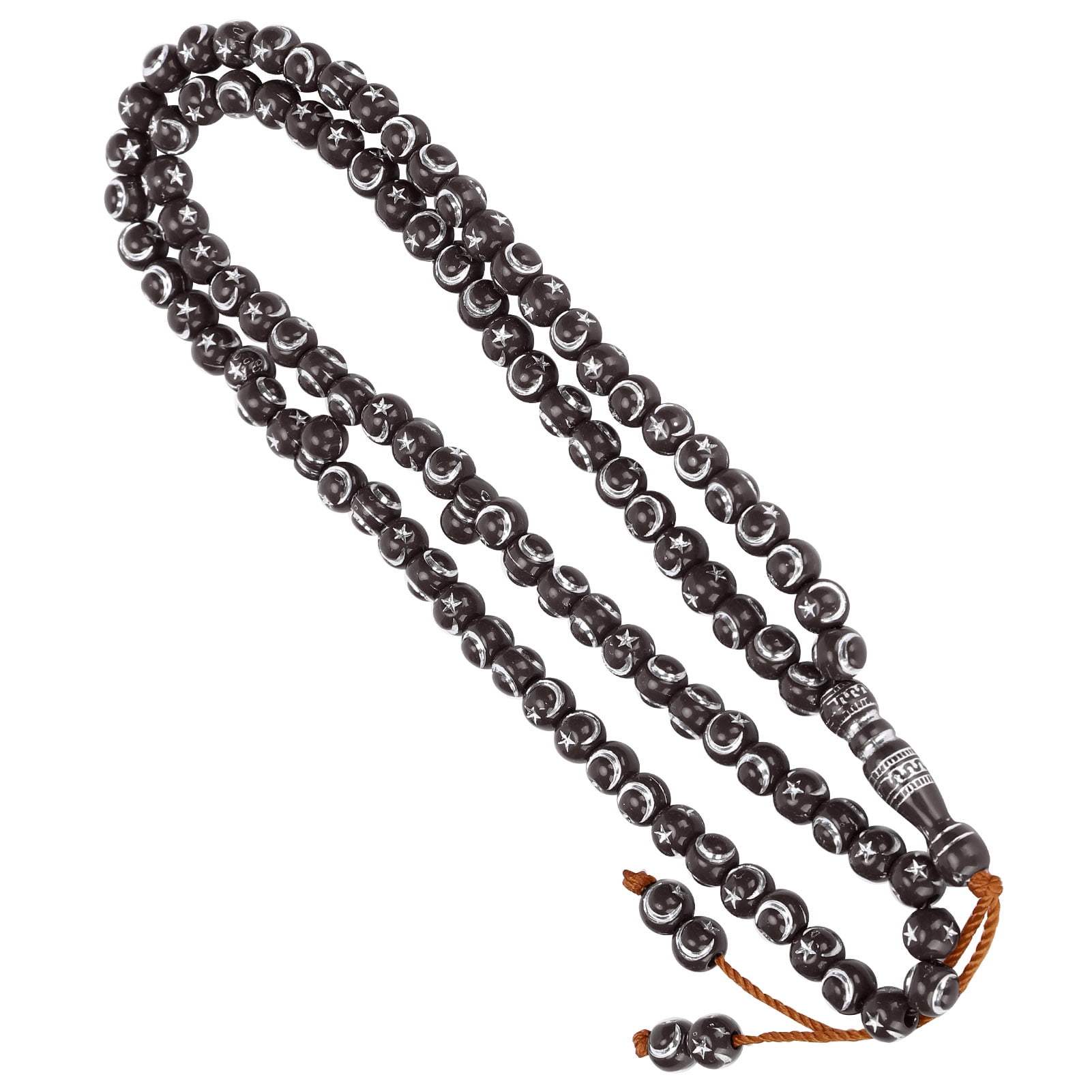 Muslim Rosary Beads 99 Grains, Resin Gilding, Religious Article