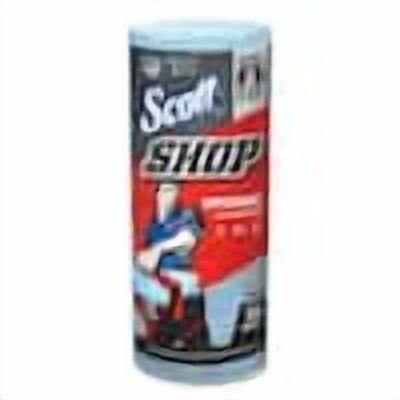 Shop Towels Standard Roll 9.4 x 11 Blue (55 Sheets per Roll, 30 Rolls per Carton)