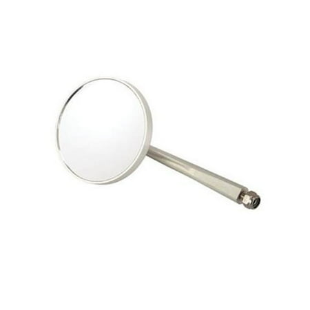 Billet Side Mirrors - Universal Billet Round Rear View Door Mirror, 3.0 Mirror, 5.5 Arm
