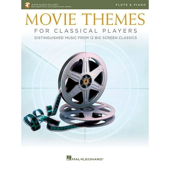 Movie Themes for Classical Players - Flute and Piano: With Online Audio of Piano Accompaniments (Paperback) by Hal Leonard Corp (Creator)