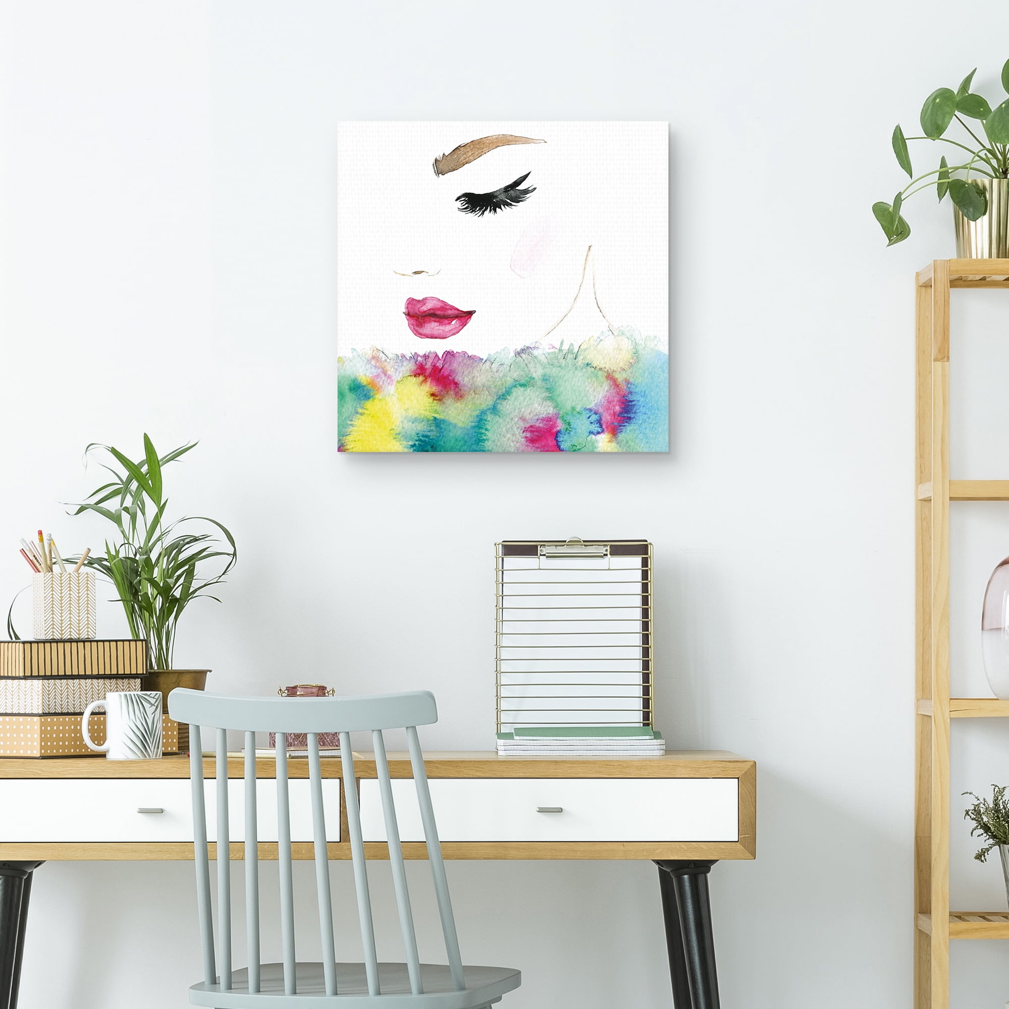 Fashion Gal I by Willow brook Fine Art Canvas Art Print, 1.5" x 24"