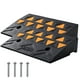 thumbnail image 1 of Rampa de goma para aceras VEVOR, 4.3 pulgadas, altura de elevación, 15 toneladas, capacidad 2 unidades, 1 of 9