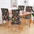 thumbnail image 6 of Chair Cover 2 Pack Removable Dining Chair Protectors Washable Chair Slipcovers Seat for Home Wedding Decor Cute Halloween Lollipop, 6 of 6