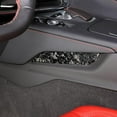 thumbnail image 2 of TINKI Real Carbon Fiber Center Console Left Trim Sticker Compatible with Chevrolet Corvette C8 Stingray 2020-2023, Center Console Driver Side Decorative Cover Sticker, 2 of 12