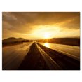 thumbnail image 2 of Wet After Rain Road at Sunset - Extra Large Wall Art Landscape, 2 of 3