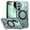 Green, variant on Decase Rugged Case for iPhone 13,Dual Layer Hybrid Shockproof Protective Phone Cover with Kickstand [Drop Protection]&[Support Wireless Charging],for Appe iPhone 13,gray