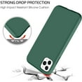 thumbnail image 2 of iPhone 11 Pro Case,Case for iPhone 11 Pro, Slim Soft Silicone Full Covered Anti-Slip Shockproof Protective Case Cover for Apple iPhone 11 Pro 5.8" 2019, Midnight Green, 2 of 8