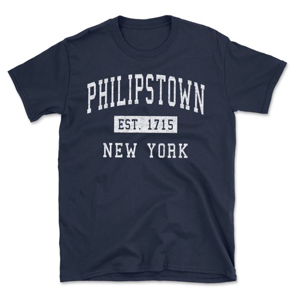 Philipstown New York Classic Established Men's Cotton T-Shirt