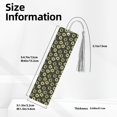 thumbnail image 3 of Kdxio Sunflowers Print Metal Tassel Bookmarks,Perfect Gift for Art Lovers and Bookworms Metal Bookmarks for Women, 3 of 8