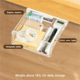 thumbnail image 6 of Inerposs Under Desk Storage Box, Hidden Drawer Organizer, Plastic Sundries Rack, Space-Saving Office Solution, Tidy Desktop Accessory, 6 of 9
