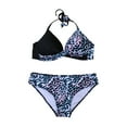 thumbnail image 2 of Aayomet Maillots de Bain pour Femmes 2024 Pack Rigide Maillots de Bain Assortis à Rayures Ensemble Tankinis (Noir, m), 2 of 5