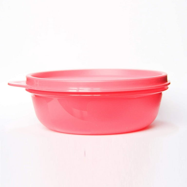 Tupperware Pink, Purple Leftover Bowl Set Storage Food Containers (600ML x  3pcs) 