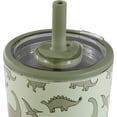 thumbnail image 3 of Everyday Tumbler 14 oz – Ceramic-Lined Insulated Tumbler with Straw and Soft-Touch Lid, Cup Holder Friendly, Double-Wall Vacuum Insulation, Reusable Travel Cup – Dinosaur, 3 of 3
