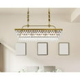 thumbnail image 3 of Nordic 40 inch rectangle pendant in brass, 3 of 9