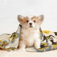 thumbnail image 4 of Disketp Yellow Flowers Hummingbird Dog Blanket/Bed Cover for Dogs and Cats,Puppy Essentials-Large, 4 of 8
