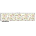 thumbnail image 2 of Floral Fabric by the Yard, Pastel Tones Illustration Abstract Flowers Romance with Delicate Motif Print, Decorative Upholstery Fabric for Sofas and Home Accents, Multicolor by Ambesonne, 2 of 4