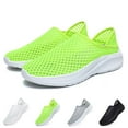 thumbnail image 2 of Men's Breathable Knit Sneakers Comfortable On Casual Shoes For Walking Running Yoga Gym Beach Summer Spring, 2 of 8