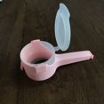 thumbnail image 1 of Clip de sellado de plástico para conservación de alimentos, boquilla de descarga a prueba de humedad para granos, clip para bolsas de refrigerio, 5 piezas rosa, 1 of 4