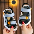 thumbnail image 3 of Boys Sandals Buckle Adjustable Straps Sandal with Hook Loop Back Strap Athletic Sandals Outdoor Casual Shoes 1-10T, 3 of 4
