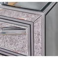 thumbnail image 4 of Elegant Decor Reflexion 5 Drawer 48" Mirrored Chest in Antique Silver, 4 of 14