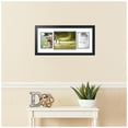 thumbnail image 2 of ArtToFrames Collage Photo Picture Frame with 1 - 8x10 and 2 - 5x7 Openings, Framed in Black with Super White and Black Mats (CDM-3926-70), 2 of 8