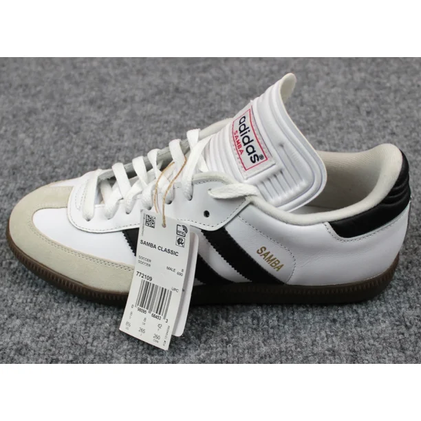 LEFT SHOE ONLY Adidas Samba Classic Men's Shoes 8.5 Sneakers White Gum Sole
