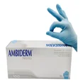 thumbnail image 1 of Guante Nitrilo Azul Ambiderm No Estéril Chico Caja 100 Pzs Talla S, 1 of 2