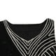 thumbnail image 4 of Vestido de noche de baile sin mangas con lentejuelas de Ropa de baile Negro Colcomx  Vestidos de baile latino para mujer, 4 of 8