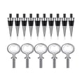 thumbnail image 1 of 10Pcs Wine Stopper and 5Pcs Bottle Opener Bottle Opener Inserts Set, 1 of 5