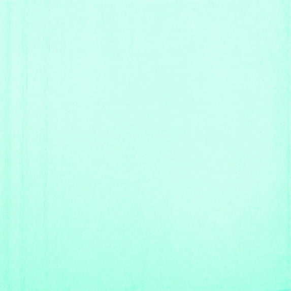 Ahgly Company Machine Washable Indoor Square Solid Turquoise Blue Modern Area Rugs, 5' Square