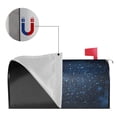 thumbnail image 4 of Bingfone Blue Glitter Retro Magnetic Mailbox Cover Standard Size For Garden Yard Outdoor Decorations-21x18 In, 4 of 7