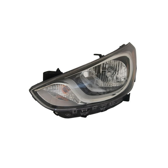 TYC 20-12694-00-1 Driver Side Headlight For 12-13 Hyundai Accent Fits 2012 Hyundai Accent