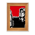 thumbnail image 1 of Marco de fotos de madera Unbranded Sombrero Rojo patriótica pluma libro, 1 of 4