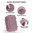 thumbnail image 7 of 14" Laptop Backpack Travel Backpacks for Women Men, Small Carry on Daypack with Handle Water-Resistant Full Open Side, School Bookbag, 20L, Pink, 7 of 7