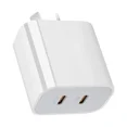 thumbnail image 3 of Phone Quick Charger AC 100-240V Dual PD 20W Mobile Phone Charging Head Multi-Protection USB Wall Charger for iPhone Samsung US Plug, 3 of 6