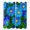 style-6, variant on Blue Daisies Pattern 2 Panels 3D Printing Pattern Curtain for Bedroom Living Room Kitchen Window Decoration Home