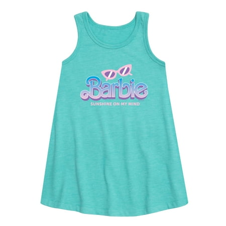 

Barbie - Sunglasses and Sun - Sunshine On My Mind - Toddler and Youth Girls A-line Dress