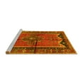 thumbnail image 2 of Ahgly Company Machine Washable Indoor Rectangle Persian Yellow Traditional Area Rugs, 2' x 3', 2 of 4