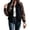 254#Black, variant on Bomber Jacket for Women Zip Up Leopard Print Sleeve Colorblock Loose Baseball Coat Trendy Fall Outerwear