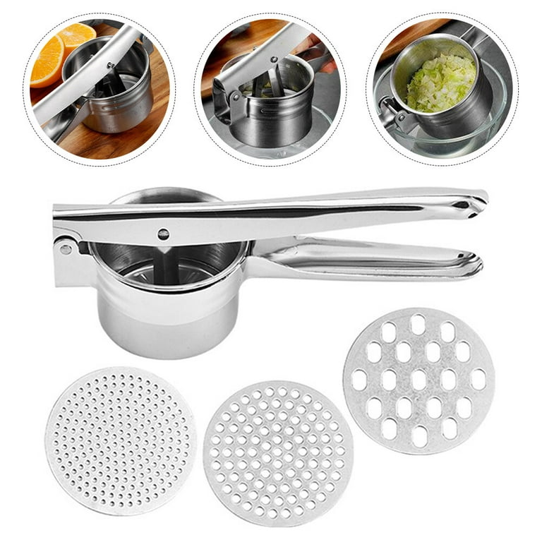 Stainless Steel Potato Press Egg Masher Ricer Crusher Gadget Tool