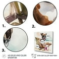 thumbnail image 3 of Designart Dog On The Beach IV Canvas Wall Art, 3 of 5