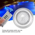 thumbnail image 4 of Luz Subacuática LED de 35W, Luz de Piscina RGB 360 LED, IP68 A Prueba de Agua con Control Remoto, Luz Decorativa Sumergible LED para Piscina, Fuente, Acuario, Decoración de Ba?o Ac12V Unbranded ZM02349, 4 of 7