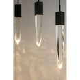 thumbnail image 3 of E31243-20BK ET2 Lighting Quartz-18W 3 LED Pendant-13 Inches wide by 21 inches high-Black Finish, 3 of 4